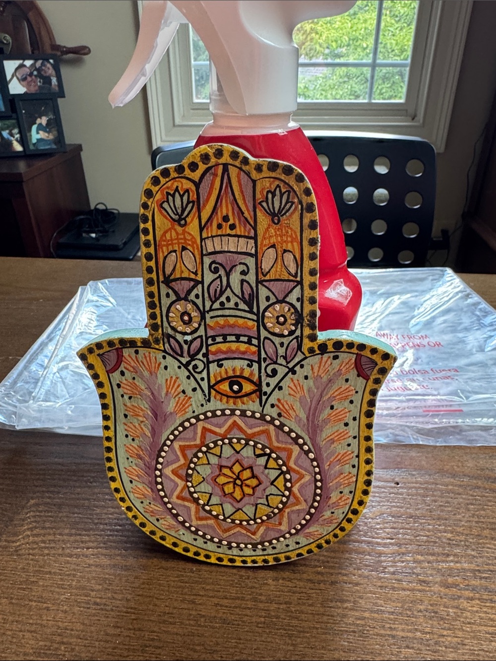 Hamsa Decor, World Market. 7”x5”